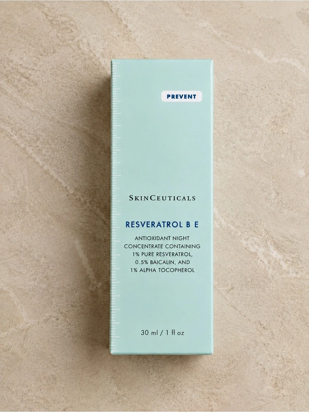 SkinCeuticals Resveratrol B E - Mint Green Night Antioxidant Serum